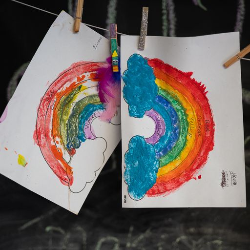 Paintings of rainbows